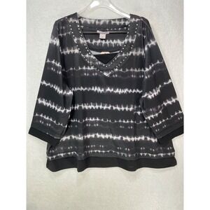 Allison Daley Woman 2X Long Sleeve Sweater‎ w/ Accents NWT